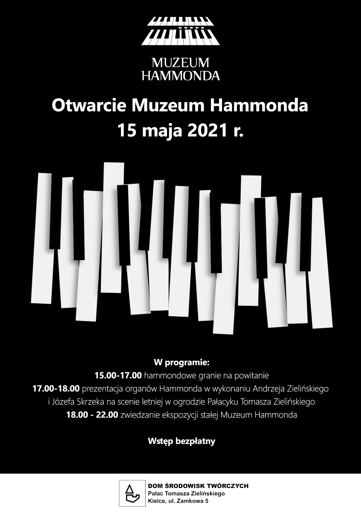 Otwarcie Muzeum Hammonda plakat